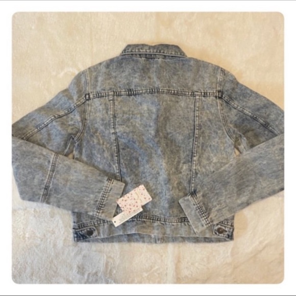 Free People RUMORS DENIM JACKET SIZE SMALL NWT - Picture 9 of 12
